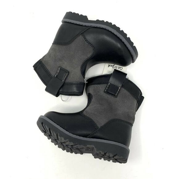 Cat & Jack Hunter Cowboy Boots Black Size 6 - Picture 4 of 6